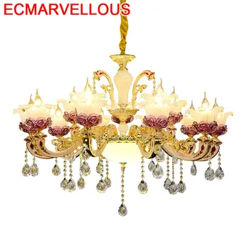 

Candiles Colgante Modernos Nordic Decor Pendelleuchte Crystal Loft Hanging Lamp Suspension Luminaire Deco Maison Pendant Light