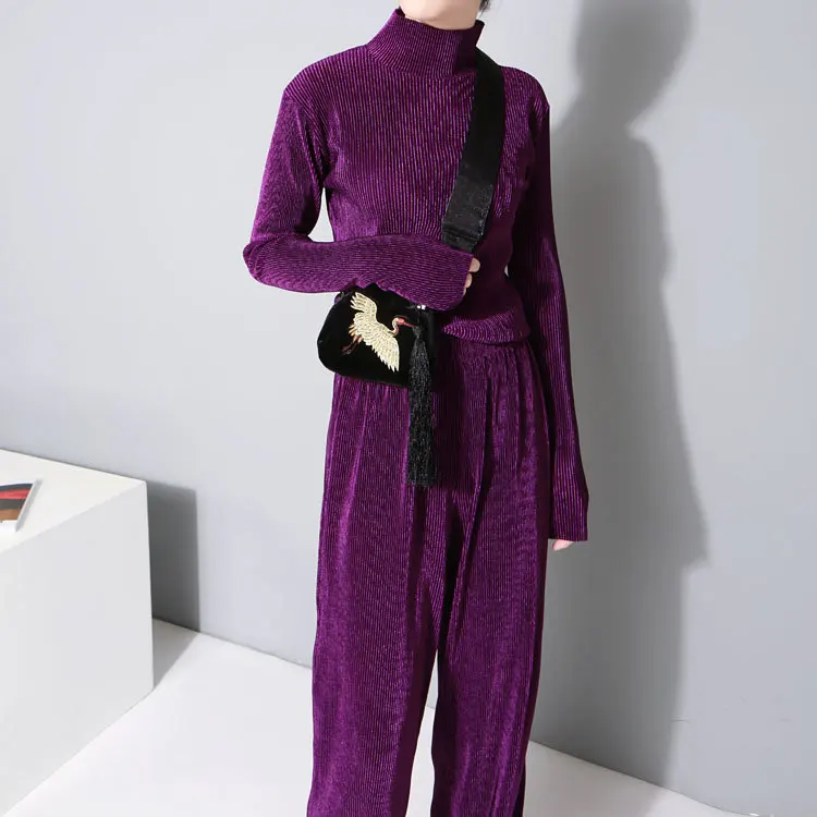 SuperAen Autumn Women's New T Shirts Velvet Turtleneck Wild Fashion Ladies T Shirts Long-sleeved Solid Color Women Tops