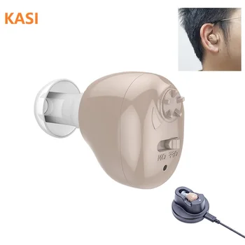 

Rechargeable Mini Invisible Hearing Aid Sound Amplifier CIC Wireless Ear Aids for Elderly Hearing Loss Device PSAP Drop Shipping
