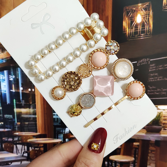 Starfish Hair Clip For Women 2022 Korean Acrylic Hairpins Geometric Crystal Hair Barrettes Girl Hair Accessories Hairgrip