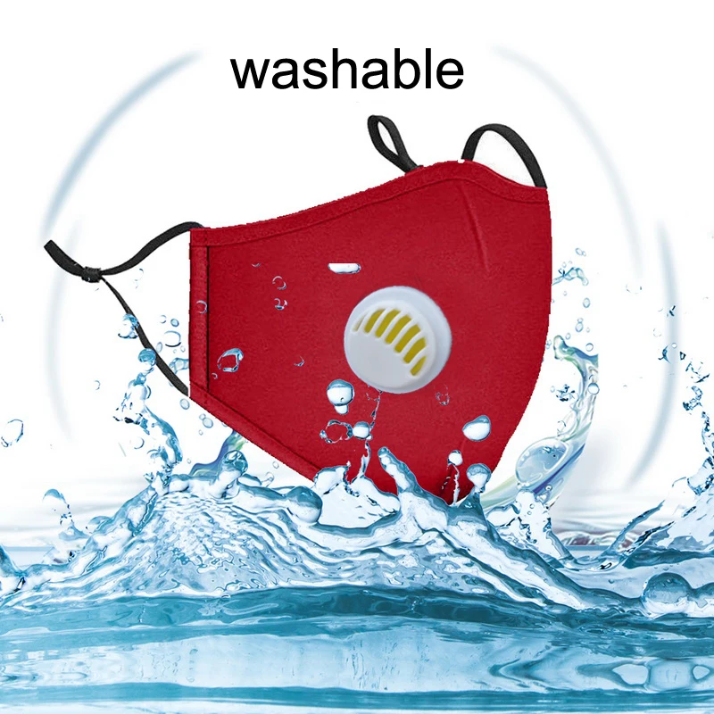 1Pcs Fashion Mask Unisex Cotton Breath Valve Mouth Mask Dust Pollution Mask Filter Respirator Mouth-muffle Mascarillas 5