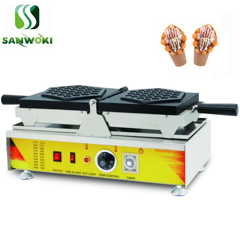 Electric Hong Kong Qq Egg Waffle Maker Professional Bubble Waffle