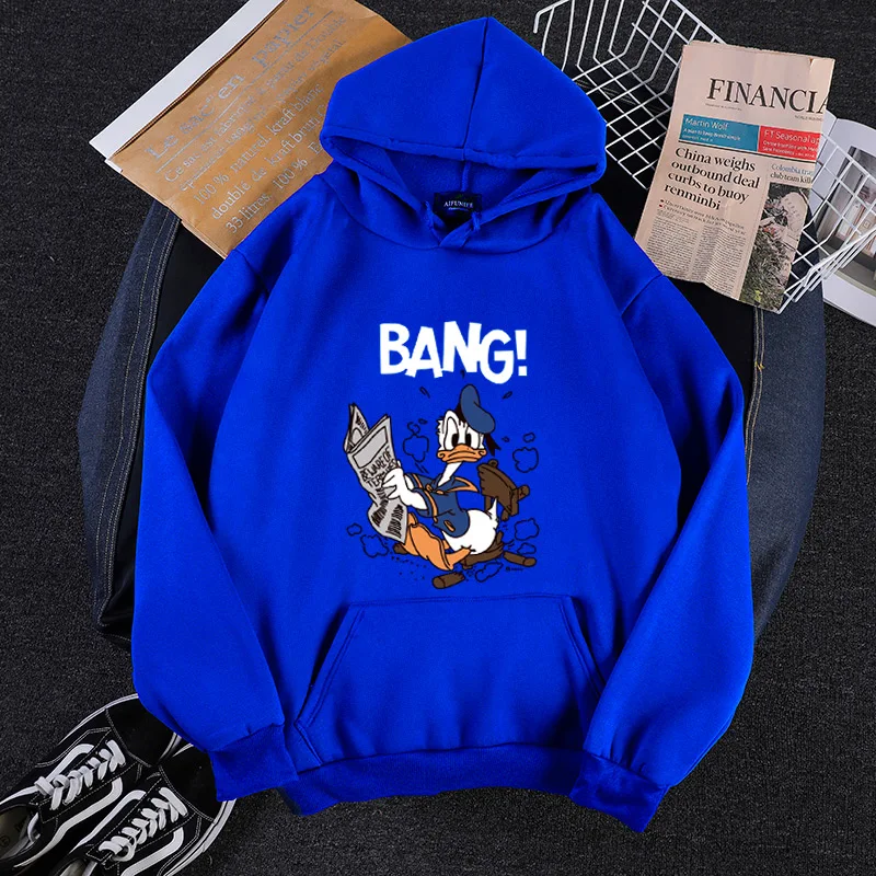 p90 Women 2019 Spring new cartoon print large size long Coat fashion female Hoodies & Sweatshirts M