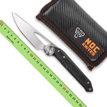 

NOC DG-04 portable folding knife 440C blade G10 + carbon fiber handle camping hunting outdoor survival kitchen knife EDC tools