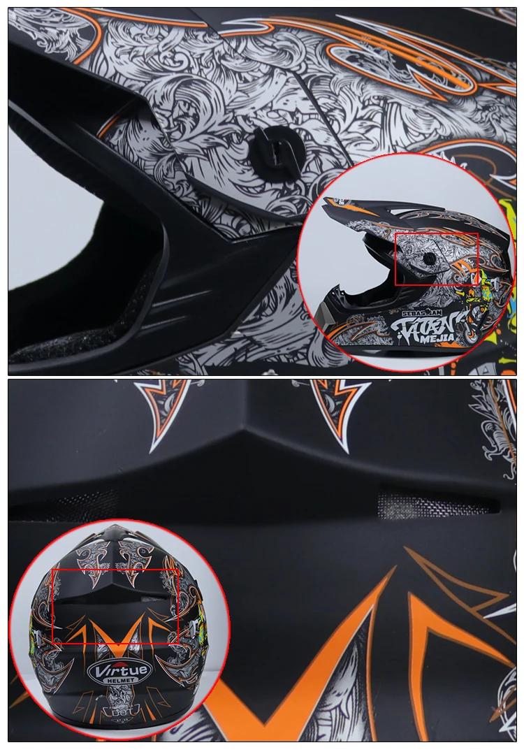 MSUEFKD лучшее качество внедорожный шлем Байк мотокросса точка одобренный кросс-шлем Горные Шлем