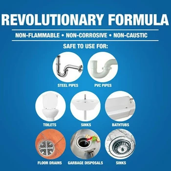 

High Quality Sink Pipe Cleaner Foaming Toilet Dredger Bathtubs Drains Bathroom Tubing Pipe Cleaner For Home Cleaning