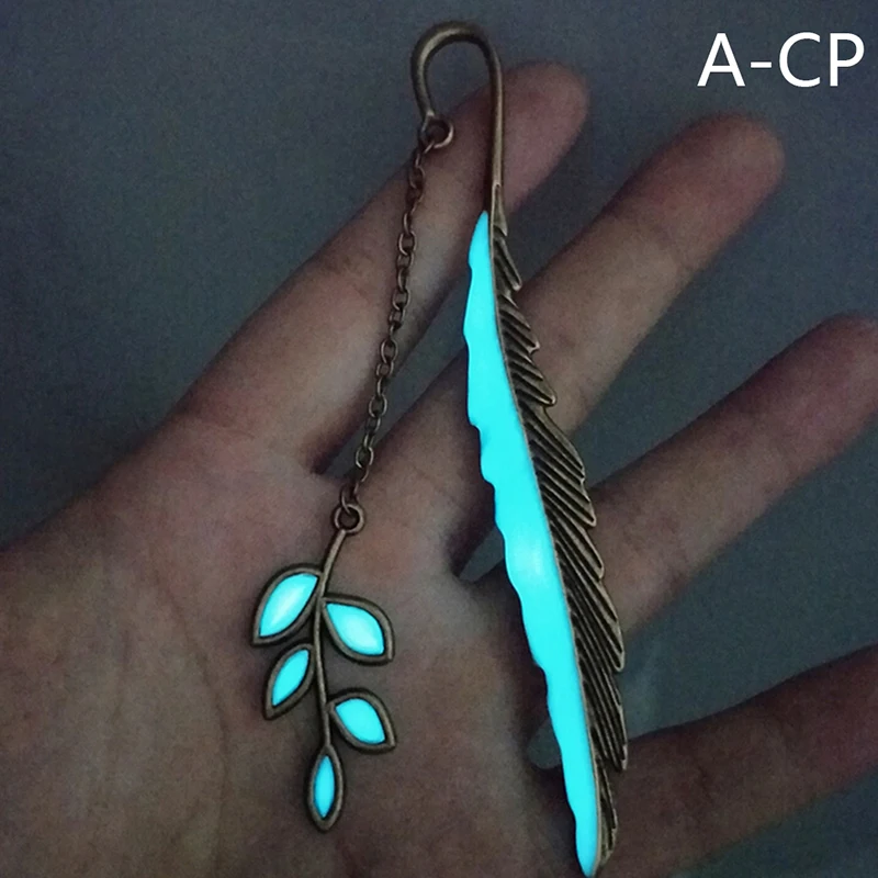 A-Copper Винтажный лист эльф Закладка в темноте этикетка канцелярские товары школьные офисные принадлежности подарки - Цвет: A-Copper