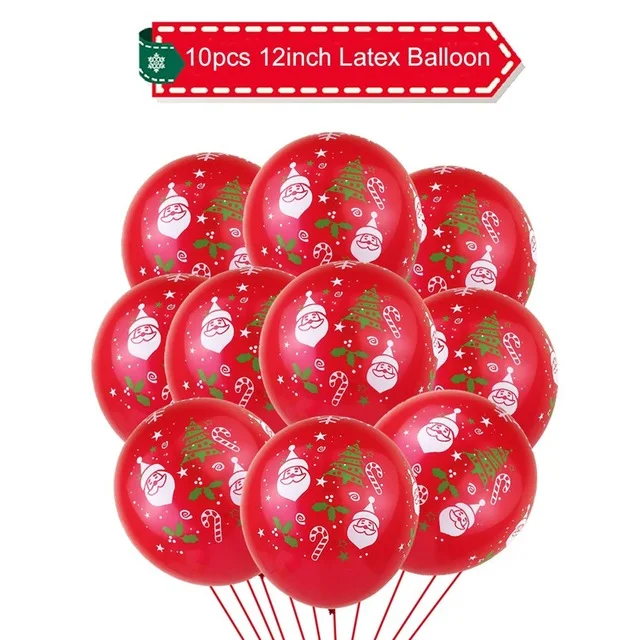 red xmas Рождественские надувные костыли, украшения, Рождественский Декор для дома, Рождественские елочные украшения, новогодние подарки, Рождественский Декор Noel - Цвет: red xmas