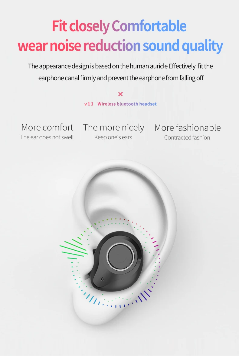 Беспроводные наушники Airdots IPX7, водонепроницаемая bluetooth-гарнитура, сенсорный экран, 2000 мА/ч, чехол для зарядки, HIFI, 4D, шумоподавление, наушники-вкладыши