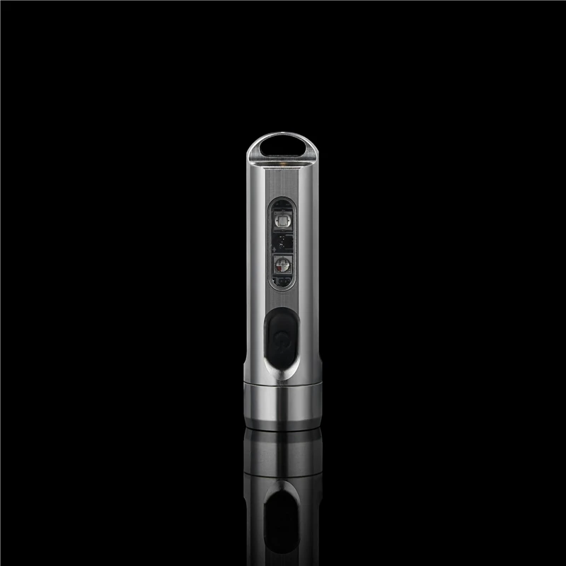 US $22.99 Jetbeam Mini One Stainless Steel 365nm UV LED EDC Flashlight Portable Ultraviolet KeyChain Torch With TypeC USB Charging