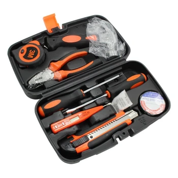 

Manual Toolbox Household General Repair Tools Manual Toolbox Storage Box Hammer Screwdriver with Plastic Toolbox Promotion