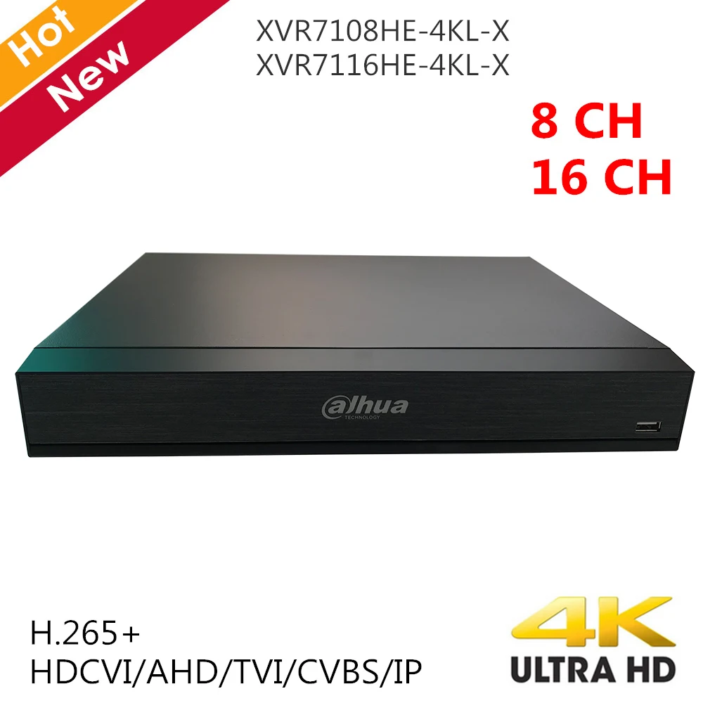Сетевой видеорегистратор Dahua 8 канальный 16 каналов пятиядерный ГП брод 4K XVR мини 1U