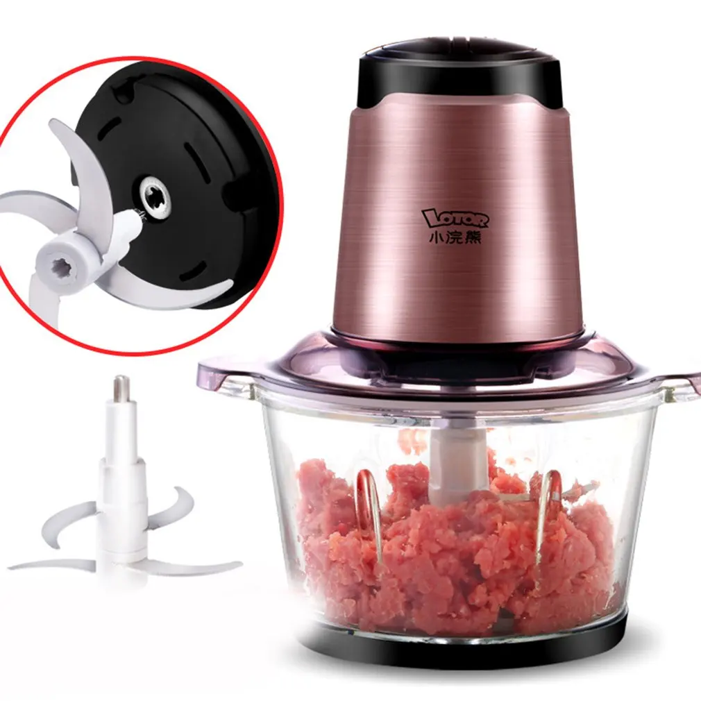  Multi-Function Electric Meat Grinder Stainless Steel Kitchen Food Chopper Cutter Sausage Small Home - 4000579044960