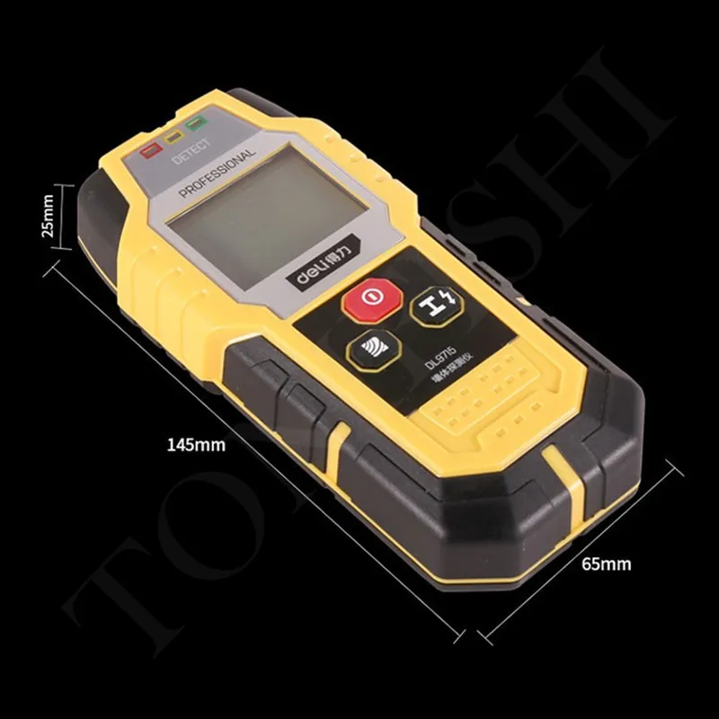 

DL9715 Wall Detector Water Electricity Installation Metal Wood Cable Wire Reinforced Multi-functional Wall Detector