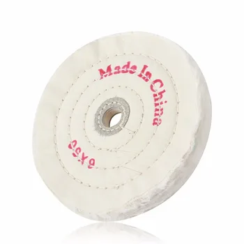 

White Flannel Polishing Wheel for Metal / Jewelry / Wood / Plastic Grinding Buffing Wool Polishing Wheel Abrasive Tools