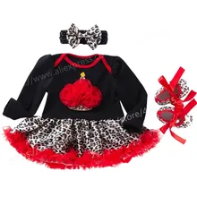 

Girls Christmas Costume For Kids 2 Years Birthday Party Lace Bow Princess Dress Toddler Baby Christening Gown with Shoes