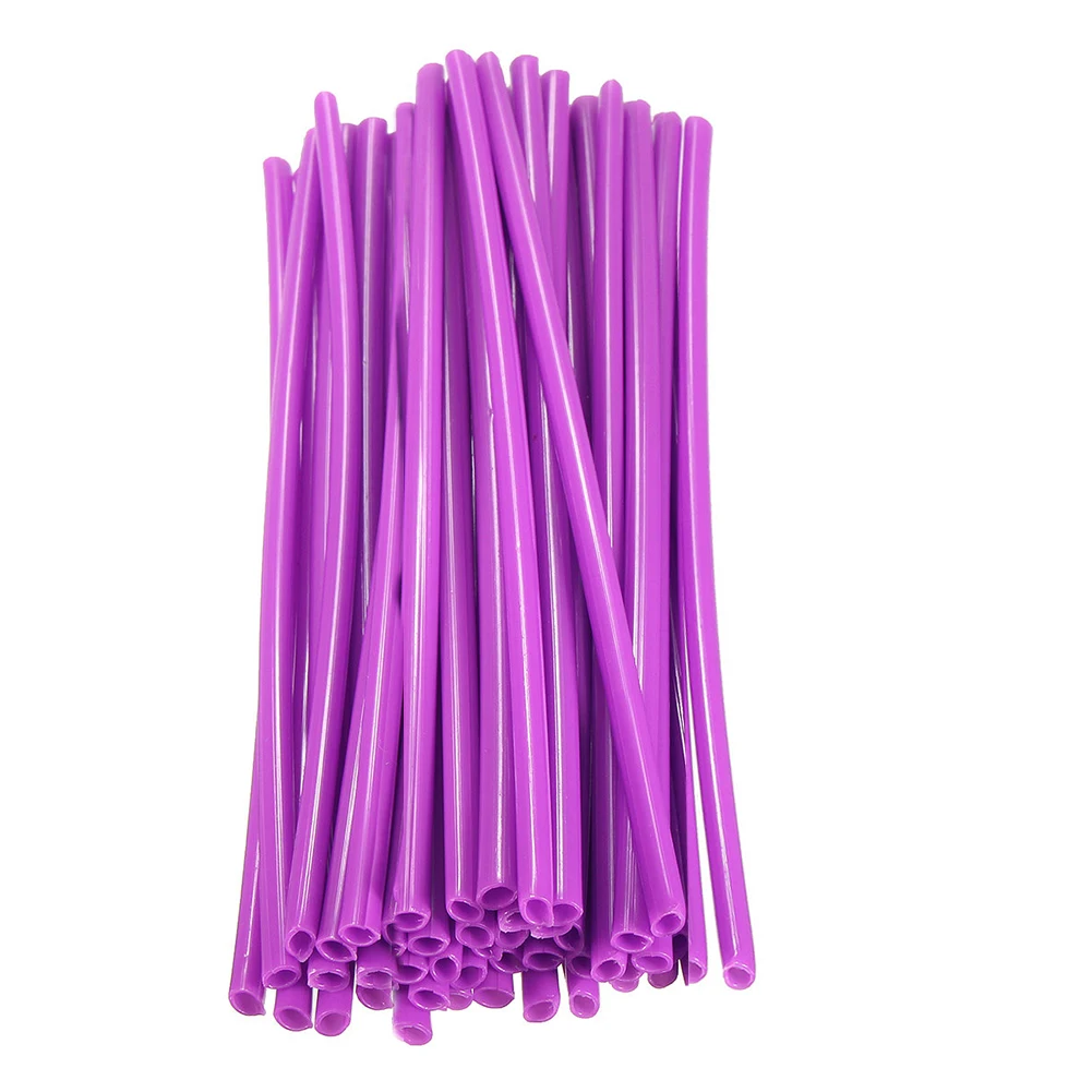 purple 3 колеса мотоцикла спицевые обертки накладки Кроссовый мотоцикл Байк крутые автомобильные аксессуары обода защита - Цвет: purple