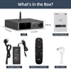 LOXJIE A30 Desktop Stereo Audio Power Amplifier Headphone Amp with APTX Bluetooth 5.0 ESS DAC Chip Remote Control Support 6