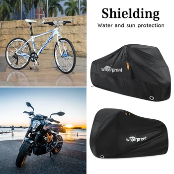 

Bike Dustproof Cover Bike Waterproof Protector Rainproof Snowproof UV-Resistant Bicycle Cover Bike Accessory Protective Gear