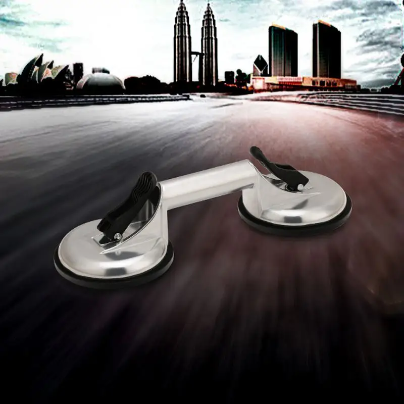 BMBY-105kg Suction Double Cups Dent Remover Sucker Aluminum alloy Puller for Car Glass Pad