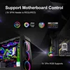 Чехол darkFlash CS140 для ПК, вентилятор RGB 140 мм, аура, синхронизация 5 В/3pin, охлаждающий вентилятор, ПК, тихий, настраиваемый вентилятор, скорость, цв... ► Фото 3/6