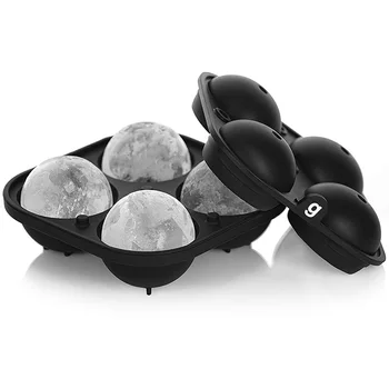 

Large Sphere Ice Mold Tray - Whiskey Ice Sphere Maker - Makes 2.5 Inch Ice Balls