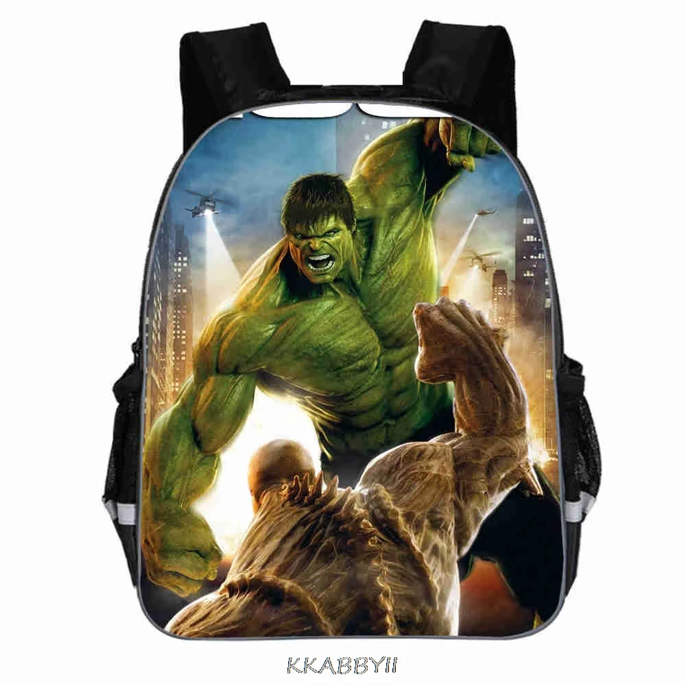 Sac De Sport Avengers Hulk Pour Enfant - Avec Poignées Et Poche, Fermeture à Cordon, 44x32 Cm, Pour Piscine, école, Voyage