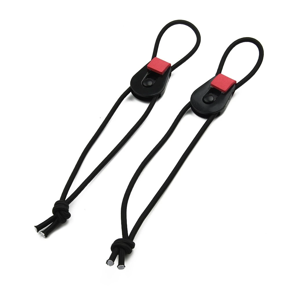 2/4pcs Fishing Rod Tie Strap 7.8" / 20cm Fishing Rod Bungee Leash Pole