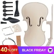 4/4 Размер Скрипка DIY Набор натуральный твердый клен полный набор Скрипки ручной работы поддержка живопись детская игрушка сборка для любителя