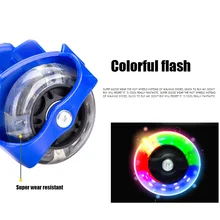 1 Pair Flashing Roller Skating Shoes Whirlwind Pulley Flash Wheel Heel Roller FK88