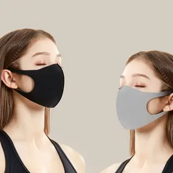 

3Pcs/Set Women Men Mouth Mask Washable Dustproof Breathable Face Cover Anti Pollution Reusable Earloop Respirator