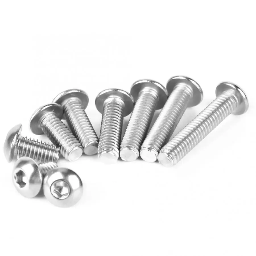 662pcs SUS304 M4 Pan Head Hex Socket Screw Nut Flat Washer Spring Gasket Wrench Repair Kit tornillos