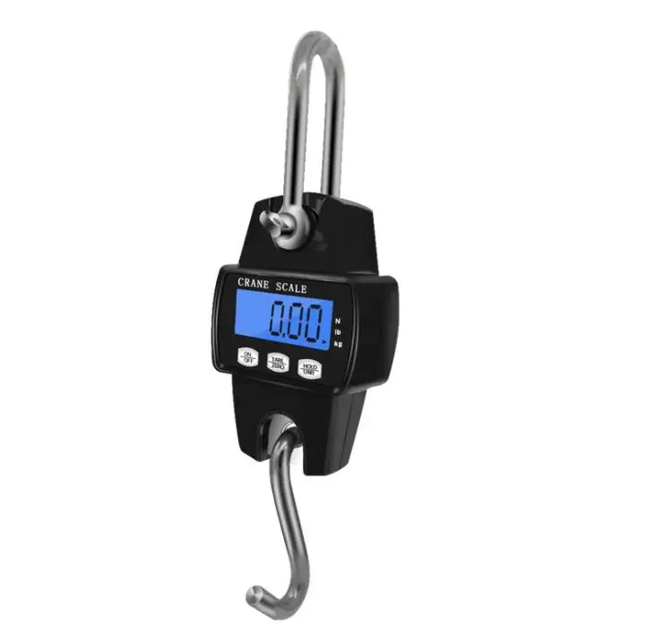  10PCS 300kg/600lb 미니 산업 크레인 디지털 교수형 규모 크레인 규모 후크 규모 SN175