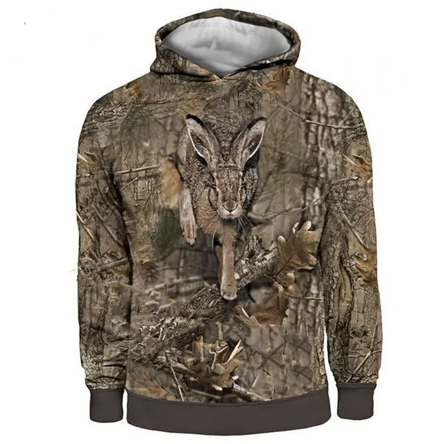 Spring And Autumn Maple Leaves Camouflage 3D Hoodies Men Women Outdoor Fishing Camping Hunting Clothing Unisex Hooded Coats Tops DWSL-3006