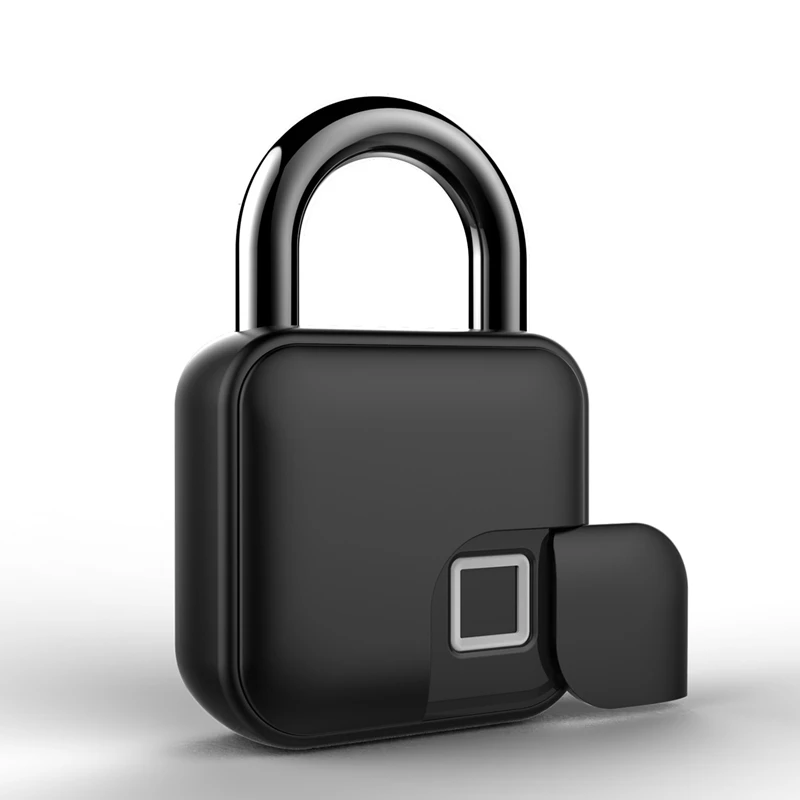 ABKK-USB Умный Замок для отпечатков пальцев с крышкой перезаряжаемый IP65 Водонепроницаемый Избегайте клонирования отпечатков пальцев для шкафчика, двери, багажа, Bac