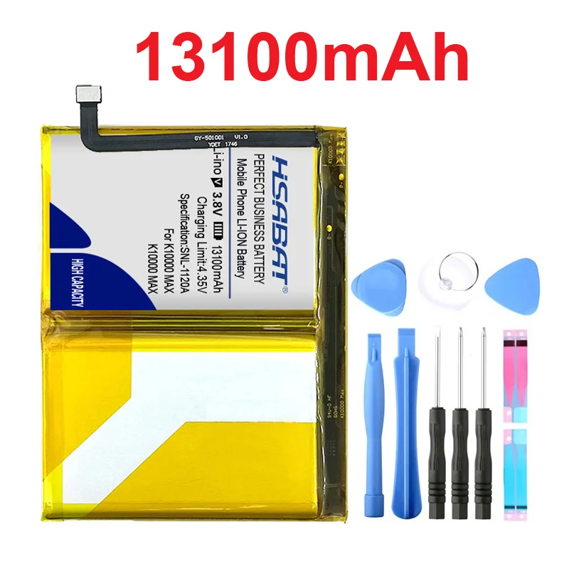 HSABAT 13100mAh K10000 MAX Аккумулятор для Oukitel K10000 Max