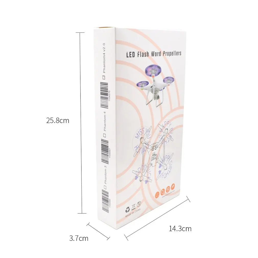 1 пара STARTRC DJI Phantom 4 Pro Drone светодиодный флеш-пропеллеры для DJI Phantom 4 Drone USB зарядное устройство лезвия с аккумулятором 40 мАч