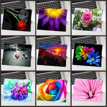 

XGZ Beautiful Pink Flowers Mouse Pad High Quality Washable PC Game Computer Keyboard Best Selling Gaming pad