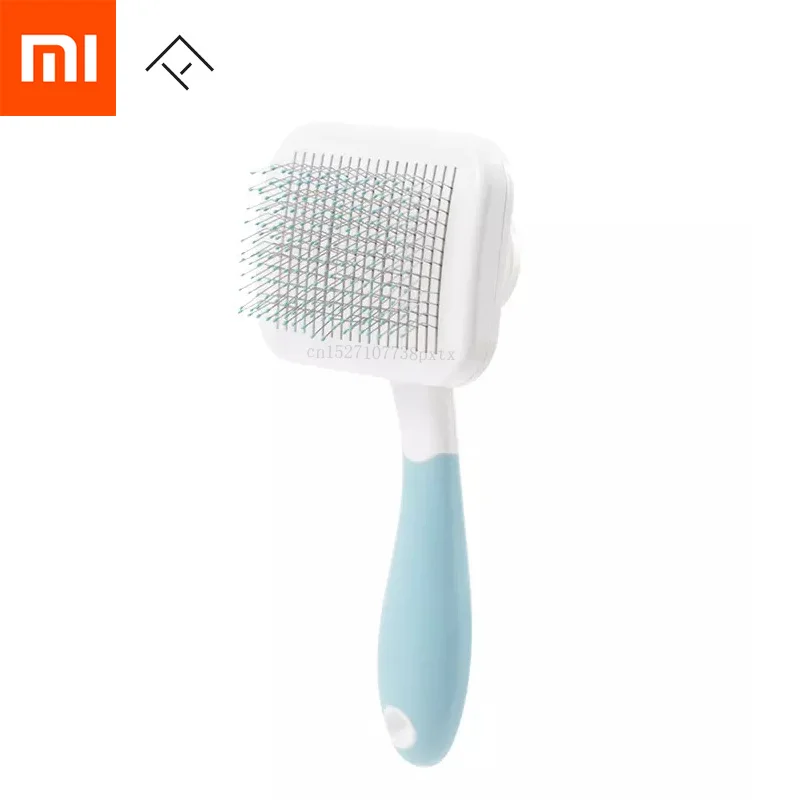 Xiaomi Mijia Pet расческа для волос с одной кнопкой удобная ручка 135 градусов круглая