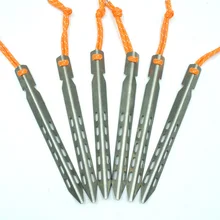 4 шт. с веревкой из титанового сплава для путешествий, наземный штырь для палатки, аксессуары v-типа, палатка для ногтей, для кемпинга, джунглей, на открытом воздухе, для пеших прогулок