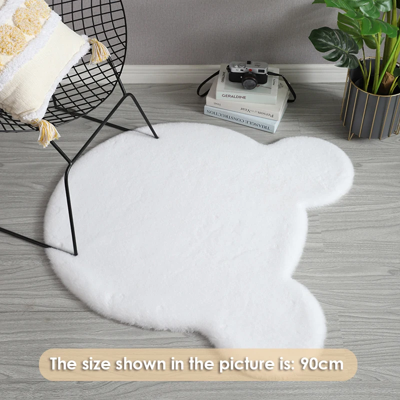 Niedlicher Bärenteppich, superweicher Teppich, moderner Innenteppich, Wohnzimmer, Schlafzimmer, rutschfester Teppich, rutschfeste Matte, Fußmatte_voghion.com