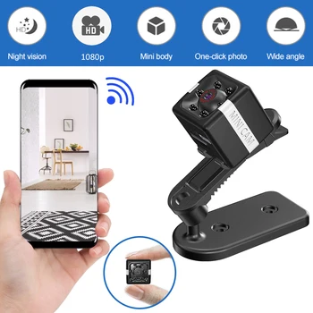 

FX02 1080P HD Mini Camera 1.2 million Pixel Smart Body Sensor Camera Wireless Camera Night Vision Infrared Camera Sports Camera
