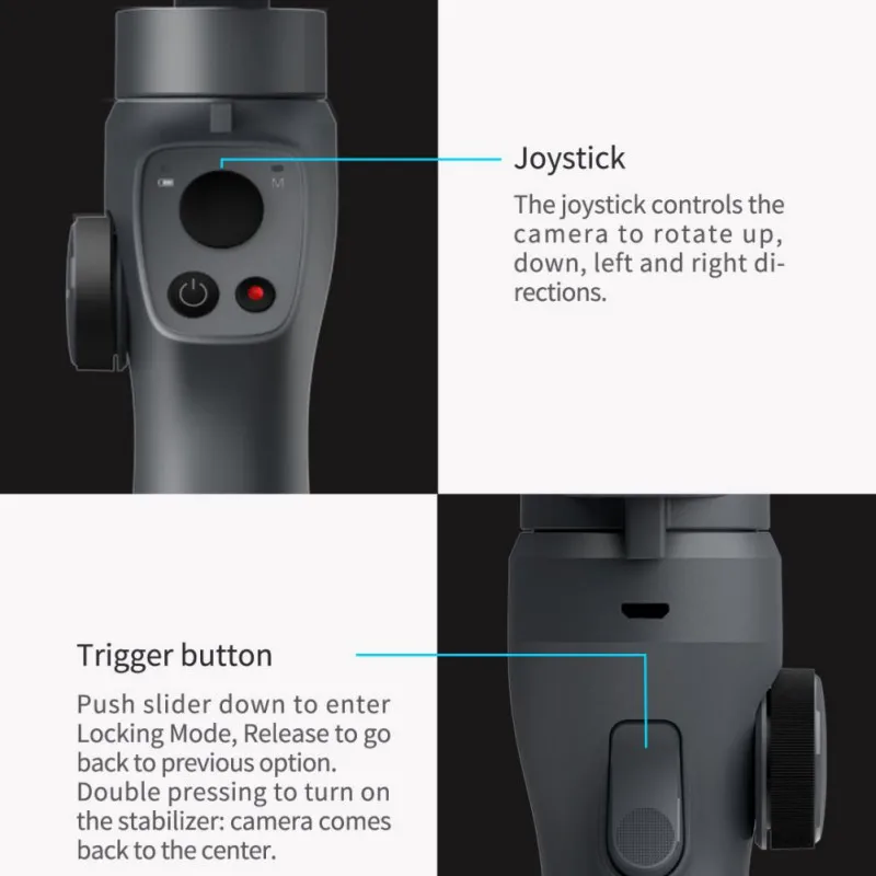 Для Caputure 2 смартфон 3 оси Gimba Actie камера Gimbal для IOS Andriod Gopro 7 6 5 eken Yi Gimbal