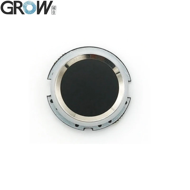 GROW R502-B Flat Cable Connneor 0.5mm 6pin Circular Ring LED Control DC3.3V Capacitive Fingerprint Module Sensor Scanner