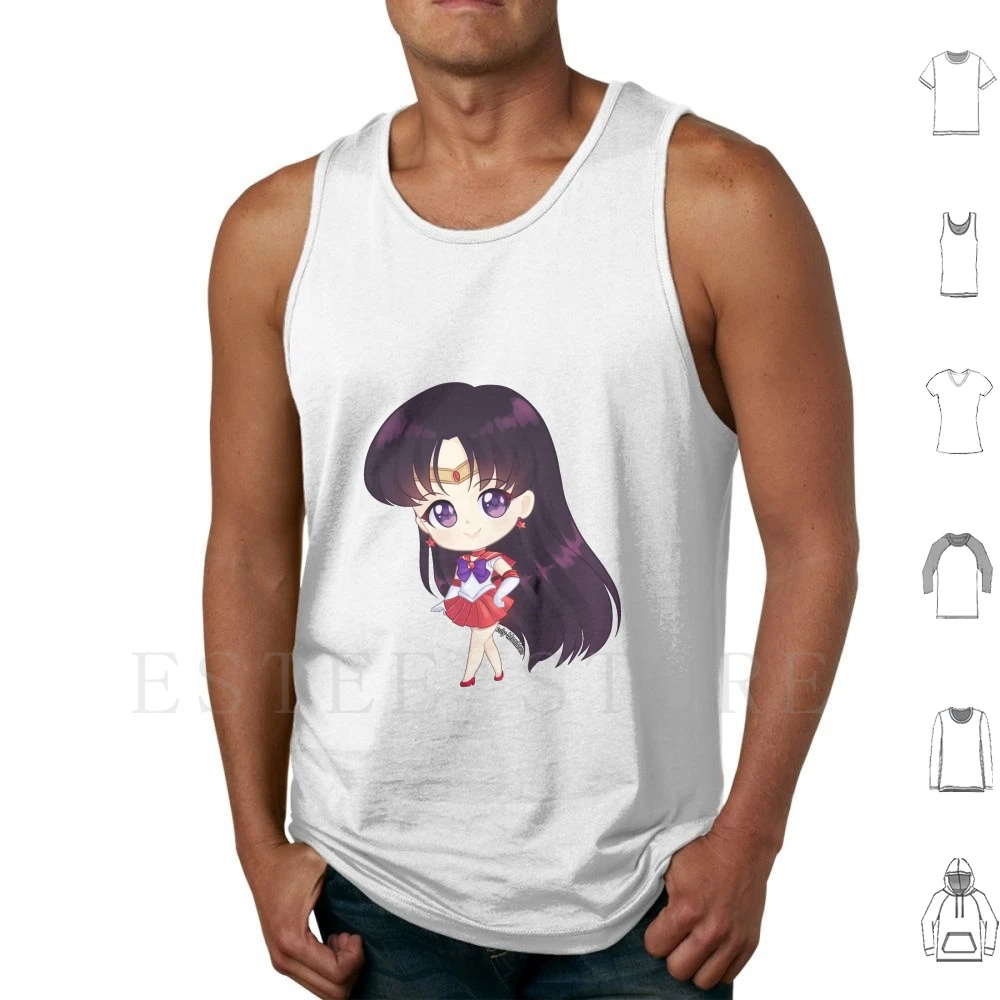 Camisetas Sin Mangas Chibi Anime Nostalgia Magica Sailor Scout Fanart Kawaii Camisetas De Tirantes Aliexpress