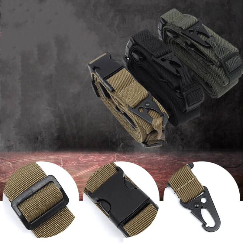 Details about   Tactical Rifle Sling Shoulder Nylon Airsoft Military Army Hunting Accessories 