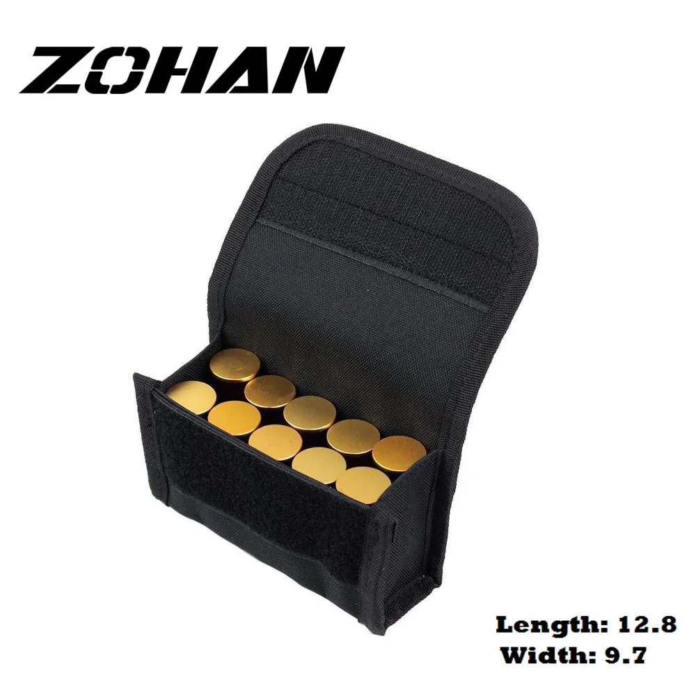 

Zohan Tactical 10 Round Bullet Pouch Hunting Rifle Pouches Cartridge Padded Holder Carrier Tactical Ammunition Shotgun Pouch