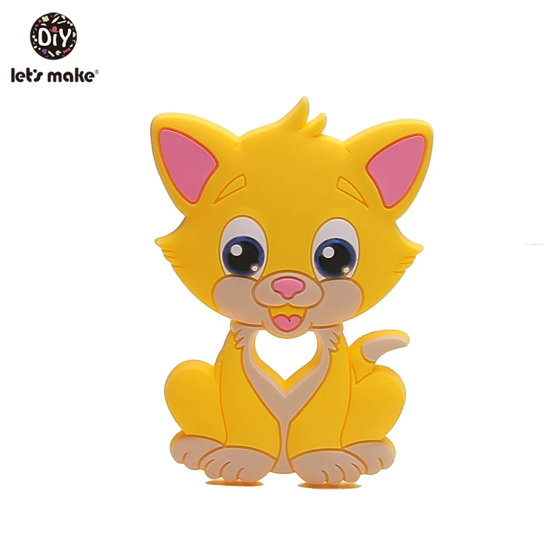 1ER12958 Let'S Make 1Pc Silicone Baby Teether Toddler Toys Diy Stroller Accessories For Pacifier Chain Owl Food Grade Toys Baby Teether - Цвет: 1ER12958