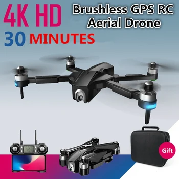 شراءالمهنية سباق FPV RC الطائرة بدون طيار لتحديد المواقع تتبع لي 5G واي فاي فرش RC درون 30 دقيقة 1 كجم 4K HD Selfie طائرة بدون طيار FPV كوادكوبتر VS X12