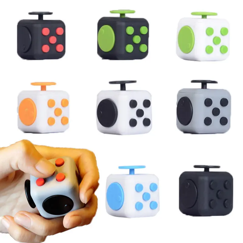 6-Side Magic Fidget Cube Anti-anxiety Adult Stress Relief Focus Kids Toy Gifts 